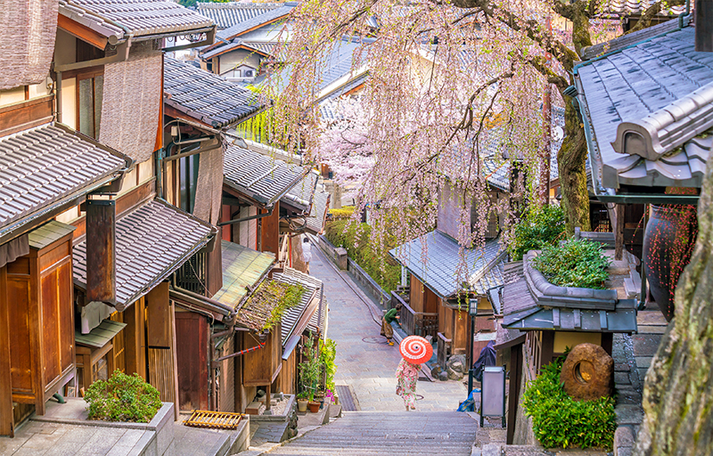 穿越時間的之旅：古老的日本城鎮